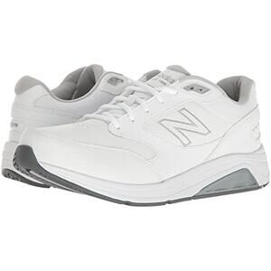 USED New Balance Mens 928 V3 Lace-up Walking Shoe,White-Size 7.5M/9W